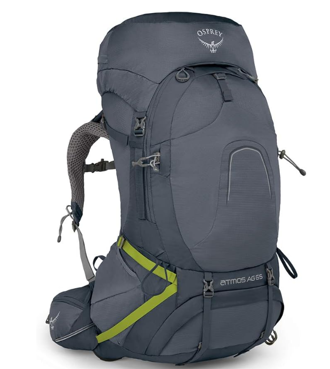 Osprey Atmos AG 65 Men's Backpacking Backpack- Abyss Grey